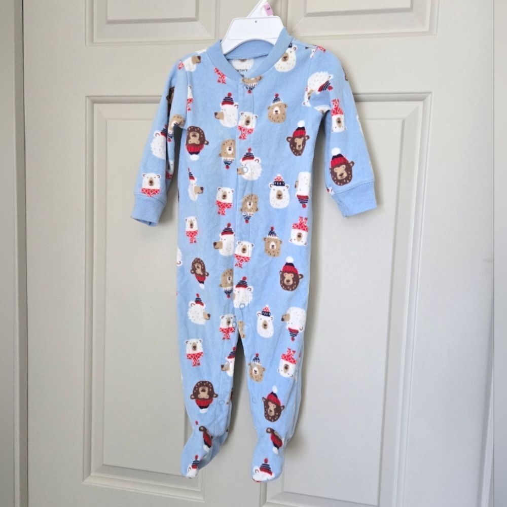 2/$15 Carters Fleece Sleeper Size 9 M